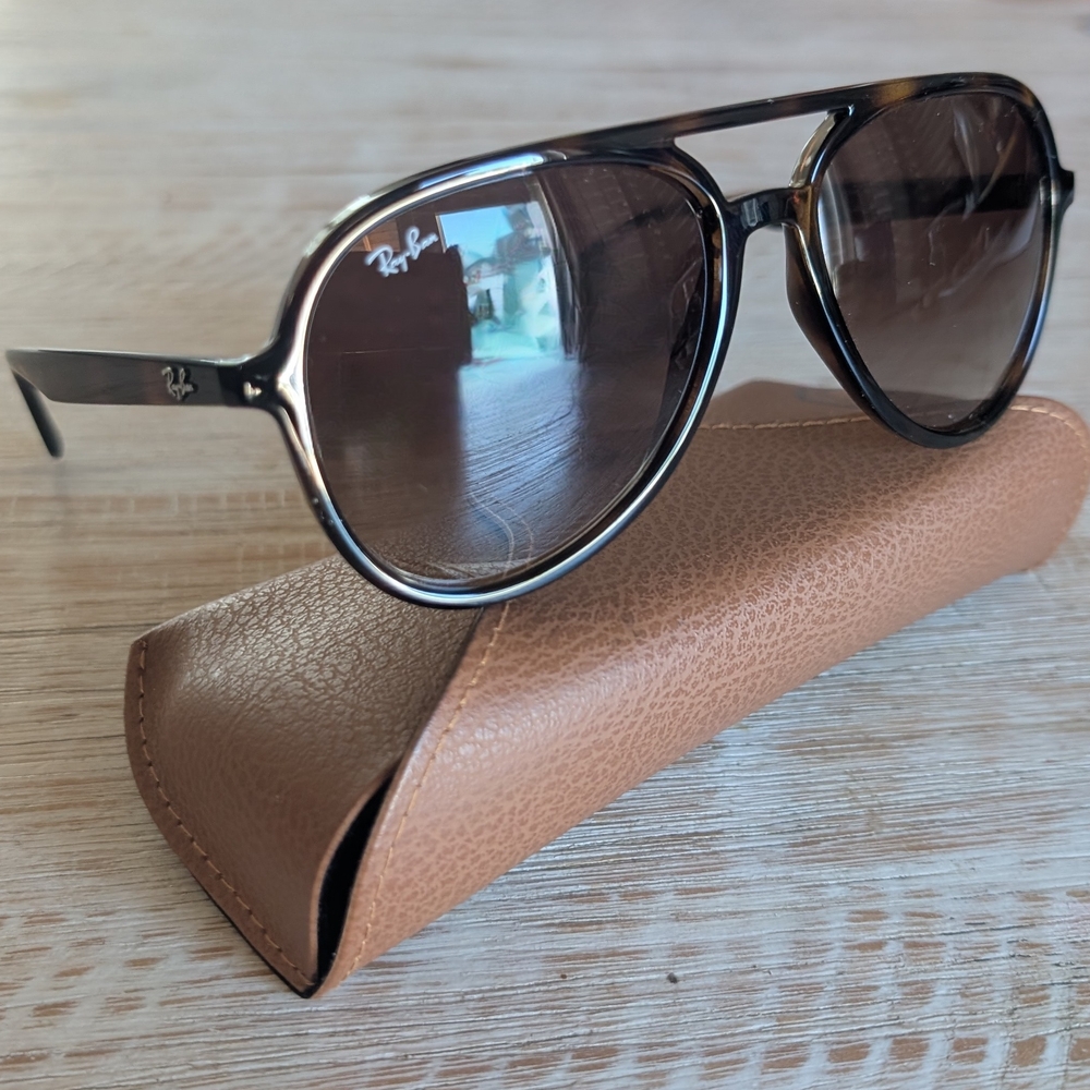 Ray-Ban Brown Gradient Sunglasses